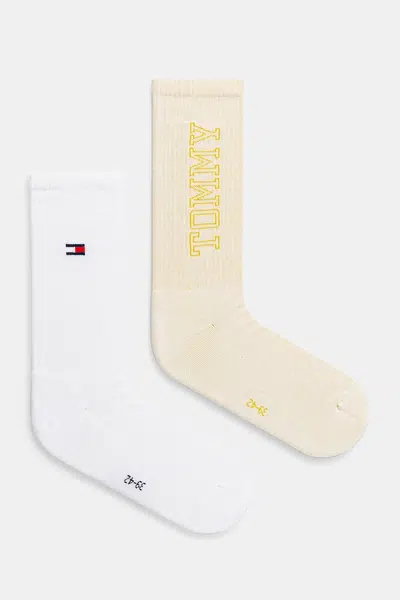 Ponožky Tommy Jeans 2-pack žlutá barva, 701233338