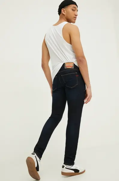 Džíny Diesel 2019 D-STRUKT pánské, tmavomodrá barva, A03558.009ZS