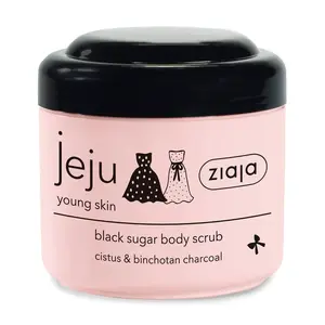 Ziaja Jeju Černý cukrový tělový peeling 200 ml