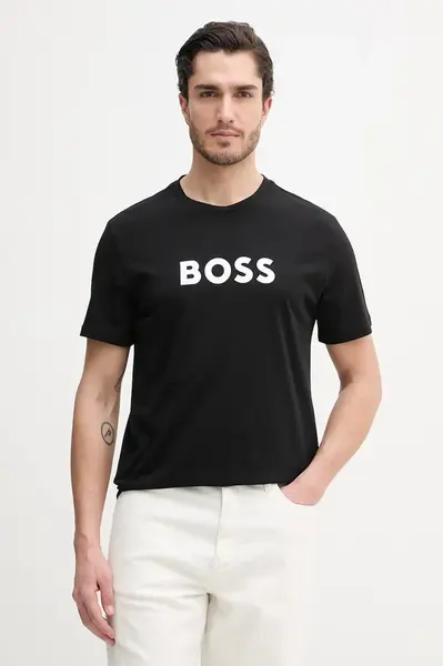 BOSS pánský bavlněný T-Shirt RN