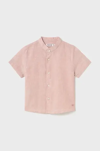 Dětská košile s příměsí lnu Mayoral