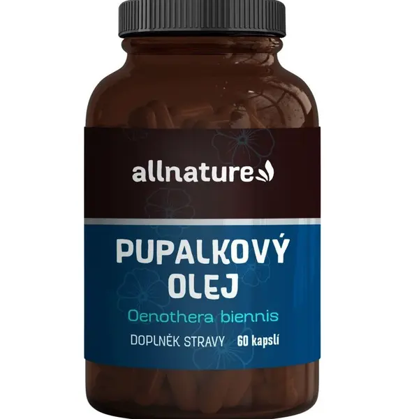 Allnature Pupalkový olej 60 kapslí