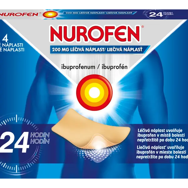Nurofen 200 mg léčivá náplast 4 ks