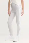 Legíny adidas Essentials dámské, šedá barva, vzorované, JE0075
