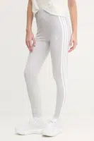 Legíny adidas Essentials dámské, šedá barva, vzorované, JE0075