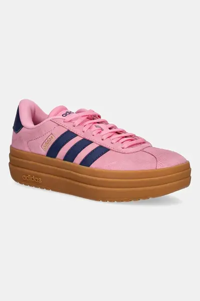 Semišové sneakers boty adidas Vl Court Bold