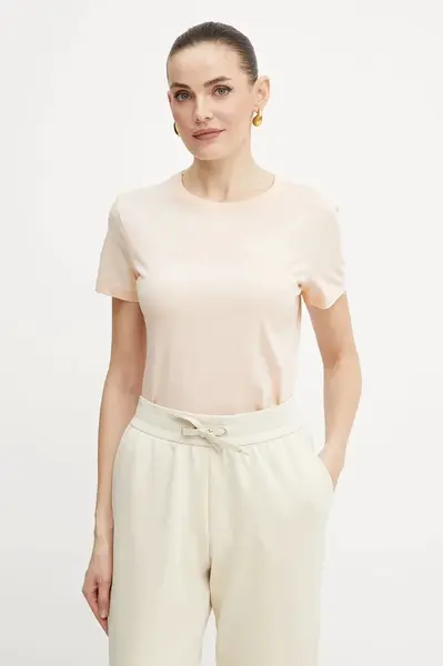 Bavlněné tričko Armani Exchange růžová barva, XW000839 AF10356