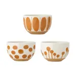 Sada misek Bloomingville Linora 3-pack oranžová barva