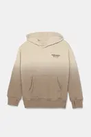 Dětská mikina Abercrombie & Fitch béžová barva, s kapucí, vzorovaná, KI222-4127