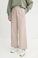 Tepláky adidas Originals Femme Galore Wideleg Fleece Pants béžová barva, hladké, JN3029