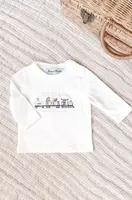 Dětské bavlněné tričko s dlouhým rukávem Tartine et Chocolat