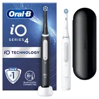 Oral-B iO Series 4 Matt Black+Quite White Duo Pack elektrický zubní kartáček 2 ks