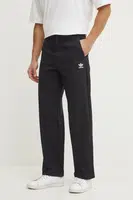 Kalhoty adidas Originals Essential pánské, černá barva, ve střihu chinos, JD2442