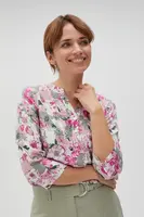 Marisse Women's Shirt L-Ko-4610 Fuchsia