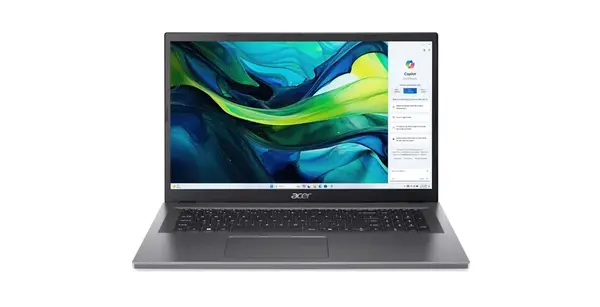 Acer Aspire Go 17 AG17-31P-35NB NX.J45EC.001 Notebook, 3-N355, 17,3", FHD, 8GB, 512GB, UHD, W11H, Gray, 2R