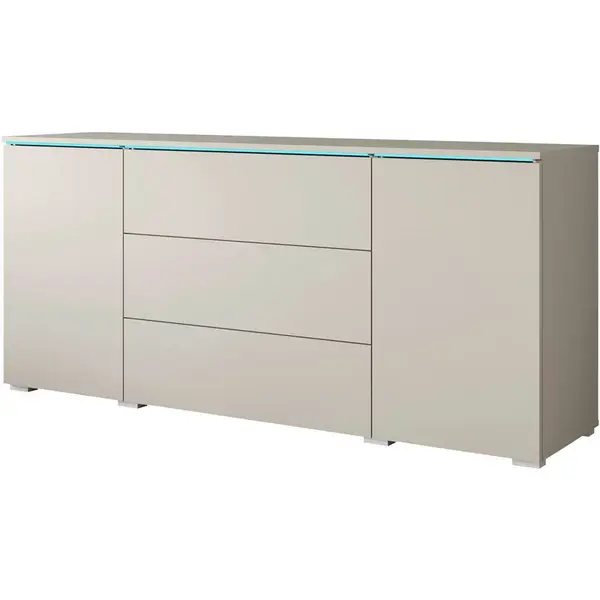 ŠIROKÁ KOMODA, béžová, kašmírová,