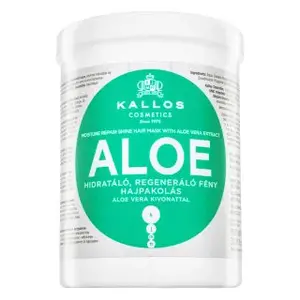 Kallos Aloe Moisture Repair Shine Hair Mask vyživující maska pro hebkost a lesk vlasů 1000 ml