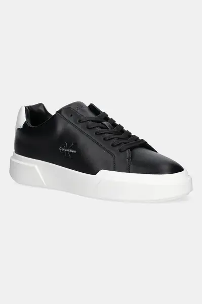 Kožené tenisky Calvin Klein CHUNKY CUPSOLE LACEUP LTH