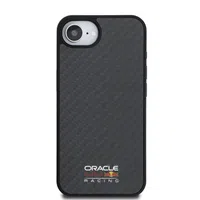 Zadní kryt Red Bull Carbon Shiny Logo MagSafe pro Apple iPhone 16e, black