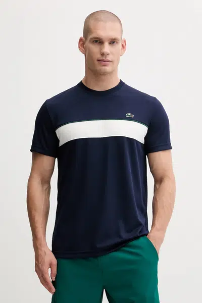Tričko Lacoste pánské, tmavomodrá barva, TH4748