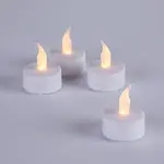 Sada 4 ks čajových LED svíček s časovačem