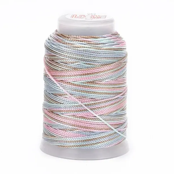 5 Rolls 12-Ply Segment Dyed Polyester Cords