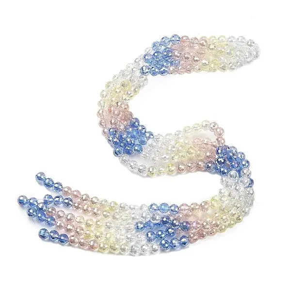 Electroplate Glass Beads Strands