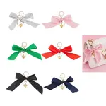 6Pcs 6 Colors Polyester Bowknot Pendant Decoration