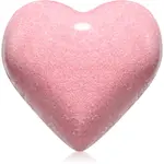 Delia Cosmetics Fizzing Bath Heart Wild Strawberry bomba do kúpeľa s jahodovou príchuťou 100 g