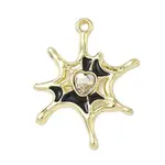 Halloween Alloy Rhinestone Pendants
