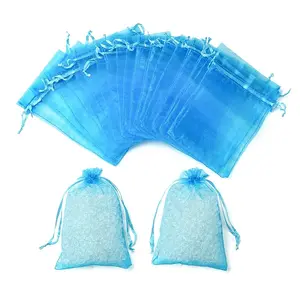 50Pcs Organza Bags Jewellery Storage Pouches Wedding Favour Party Mesh Drawstring Gift