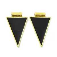 Brass Enamel Pendants