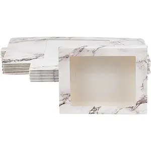 Marble Texture Pattern Paper Gift Boxes