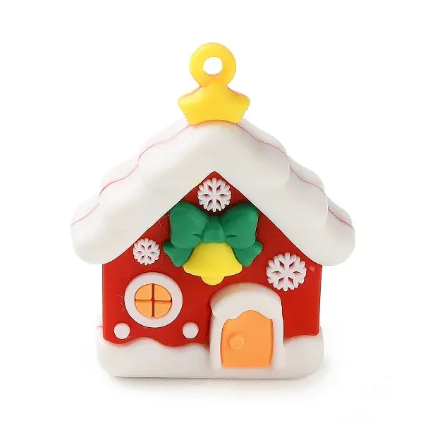 Christmas Theme PVC Plastic Pendants