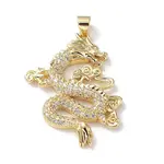 Rack Plating Brass Micro Pave Cubic Zirconia Pendants