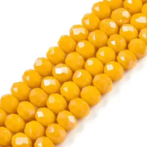 Electroplate Glass Beads Strands