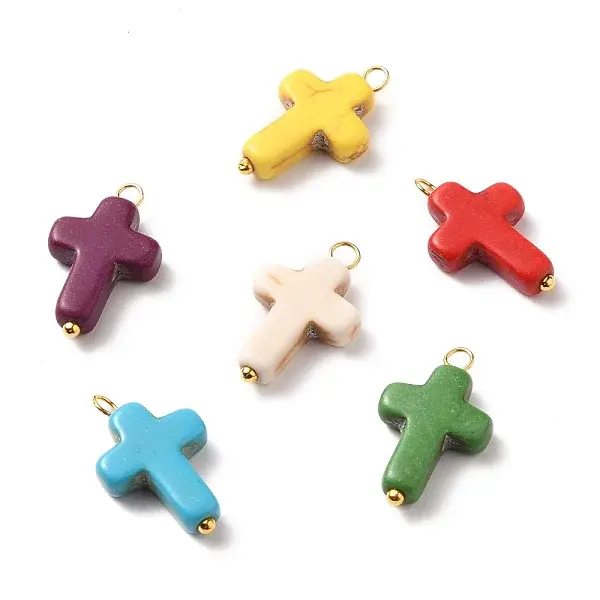 Synthetic Howlite Pendants