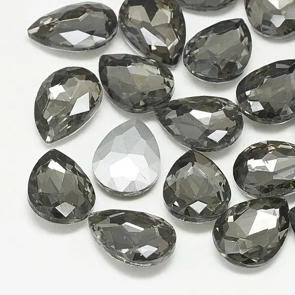 Pointed Back Glass Rhinestone Cabochons