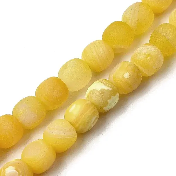 Dyed & Heated Natural Fire Crackle Agate Beads Strands