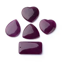 Dyed Natural Gemstone Pendants