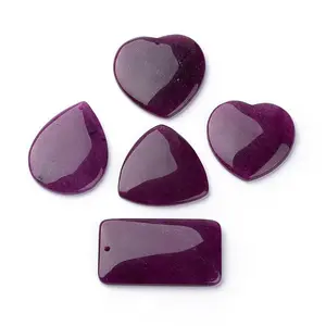 Dyed Natural Gemstone Pendants