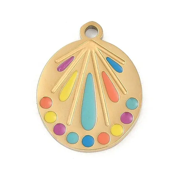 304 Stainless Steel Enamel Pendants