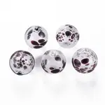 Transparent Handmade Blown Glass Globe Beads