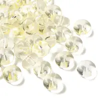 Baking Painted Transparent Glass Beads