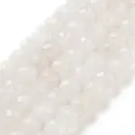 Natural White Jade Beads Strands
