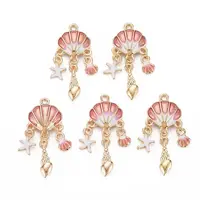 Alloy Enamel Pendants