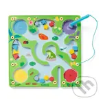 Magnetický drevený labyrint: Žabka