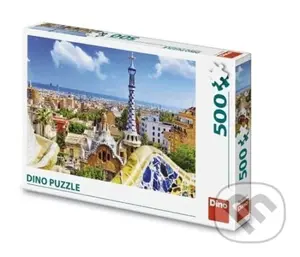 Puzzle Park Güell (500 dílků) - puzzle z kategorie Města a stavby