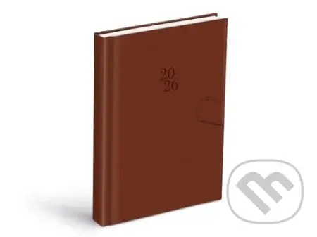 Diář 2026 D801 PU brown s magnetem