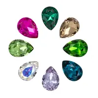 Pointed Back Glass Rhinestone Cabochons